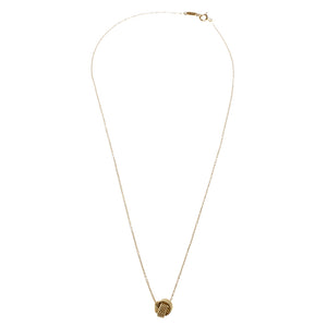 Mesh knotted Ball Drop  Necklace