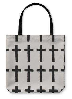 Tote Bag, Cross Pattern