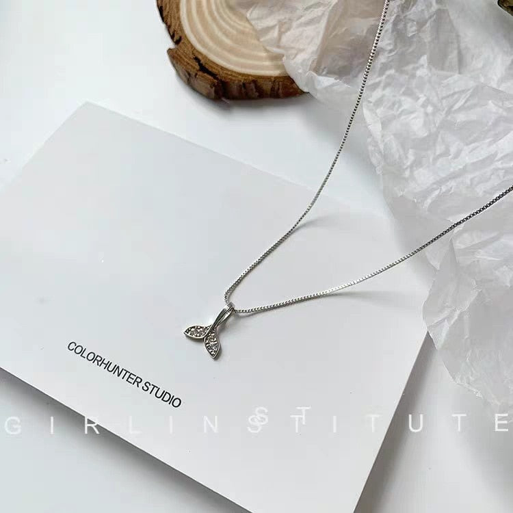 Mermaid Tail S925 Sterling Silver Necklace