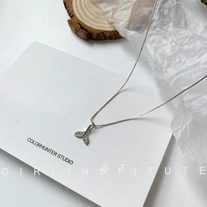 Mermaid Tail S925 Sterling Silver Necklace