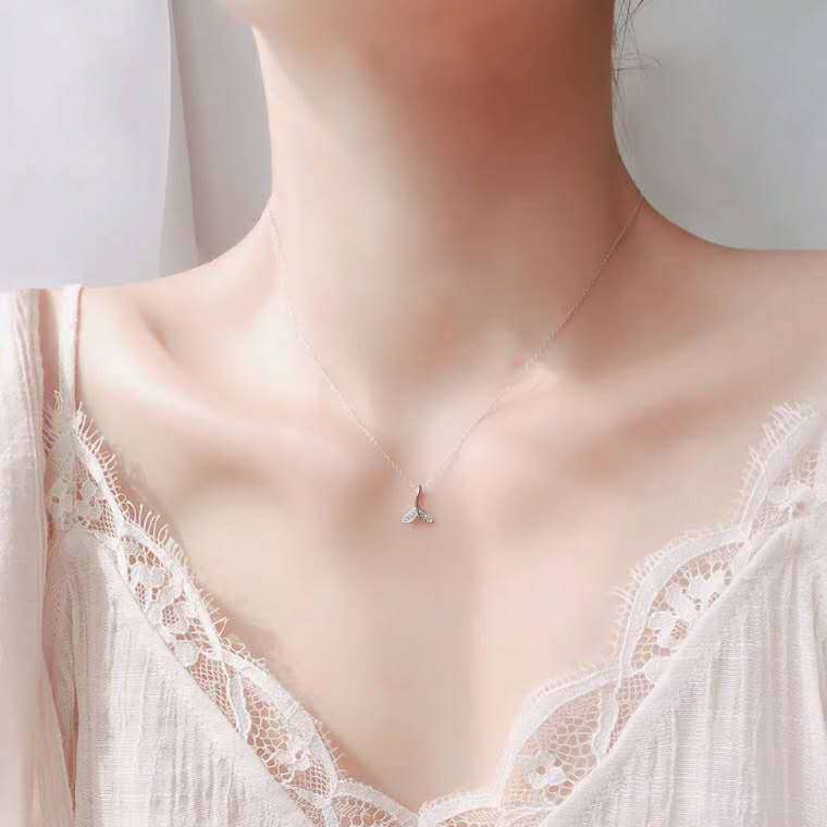 Mermaid Tail S925 Sterling Silver Necklace