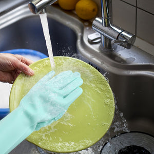 1 pair of magic dishwashing gloves
