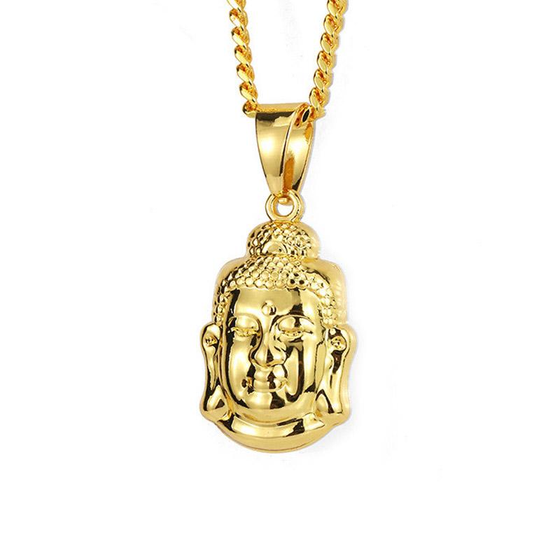 Buddha God Necklace in 18K Gold Filled with Chain