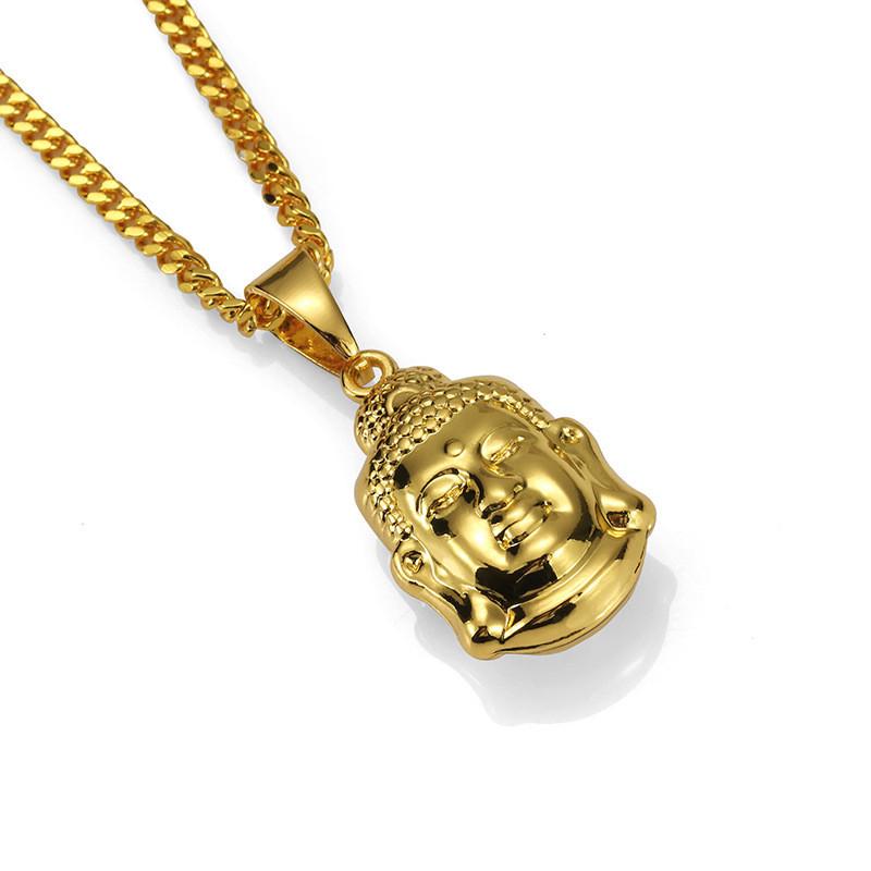 Buddha God Necklace in 18K Gold Filled with Chain