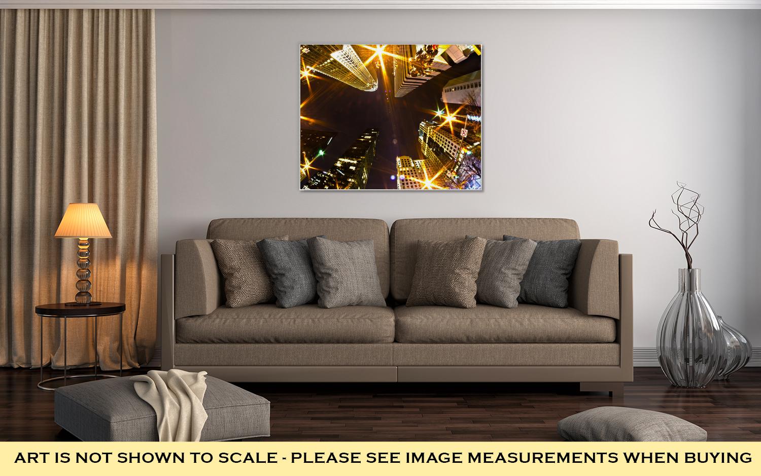 Gallery Wrapped Canvas, 1st January 2014 Charlotte Nc USA Nightlife Around Charlot