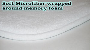 Bath Mat, White Marble