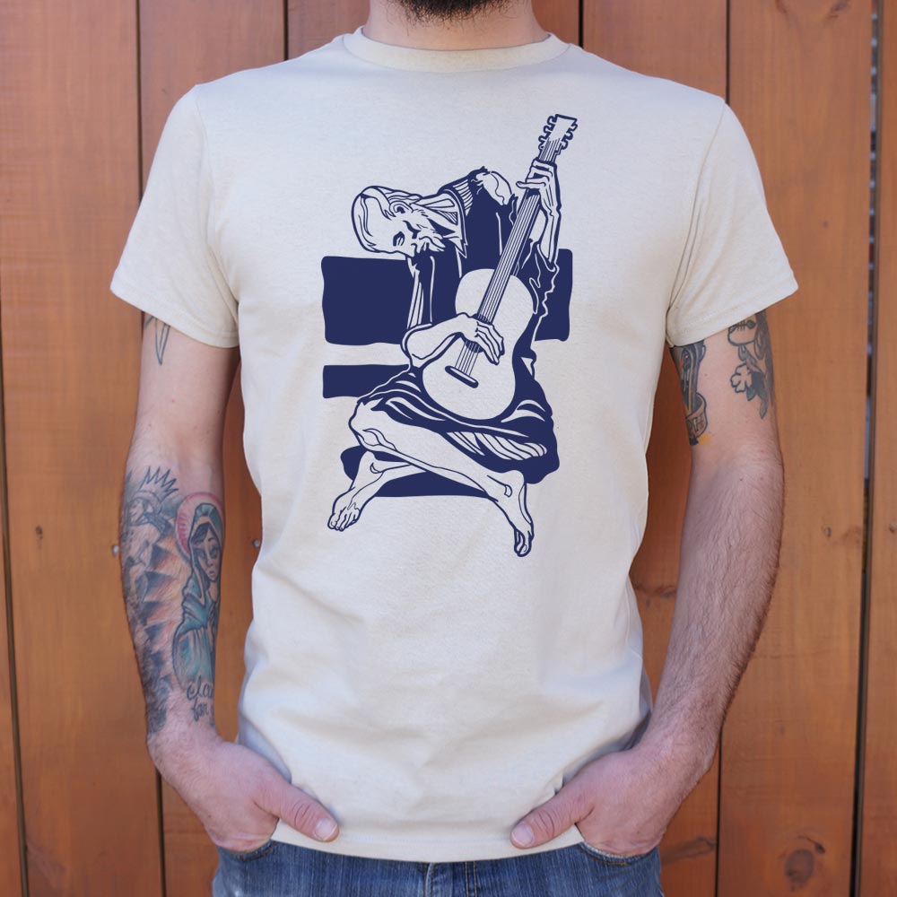 Old Guitarist T-Shirt (Mens)