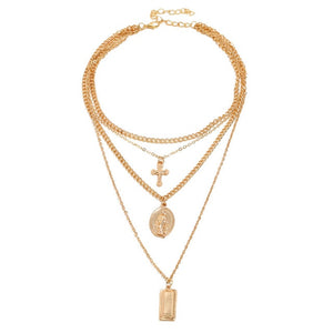 Virgin Chain Cross Necklaces