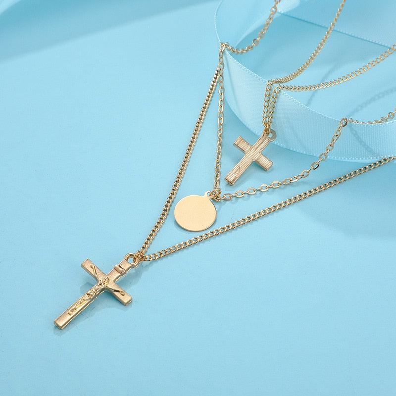 Virgin Chain Cross Necklaces