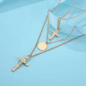 Virgin Chain Cross Necklaces