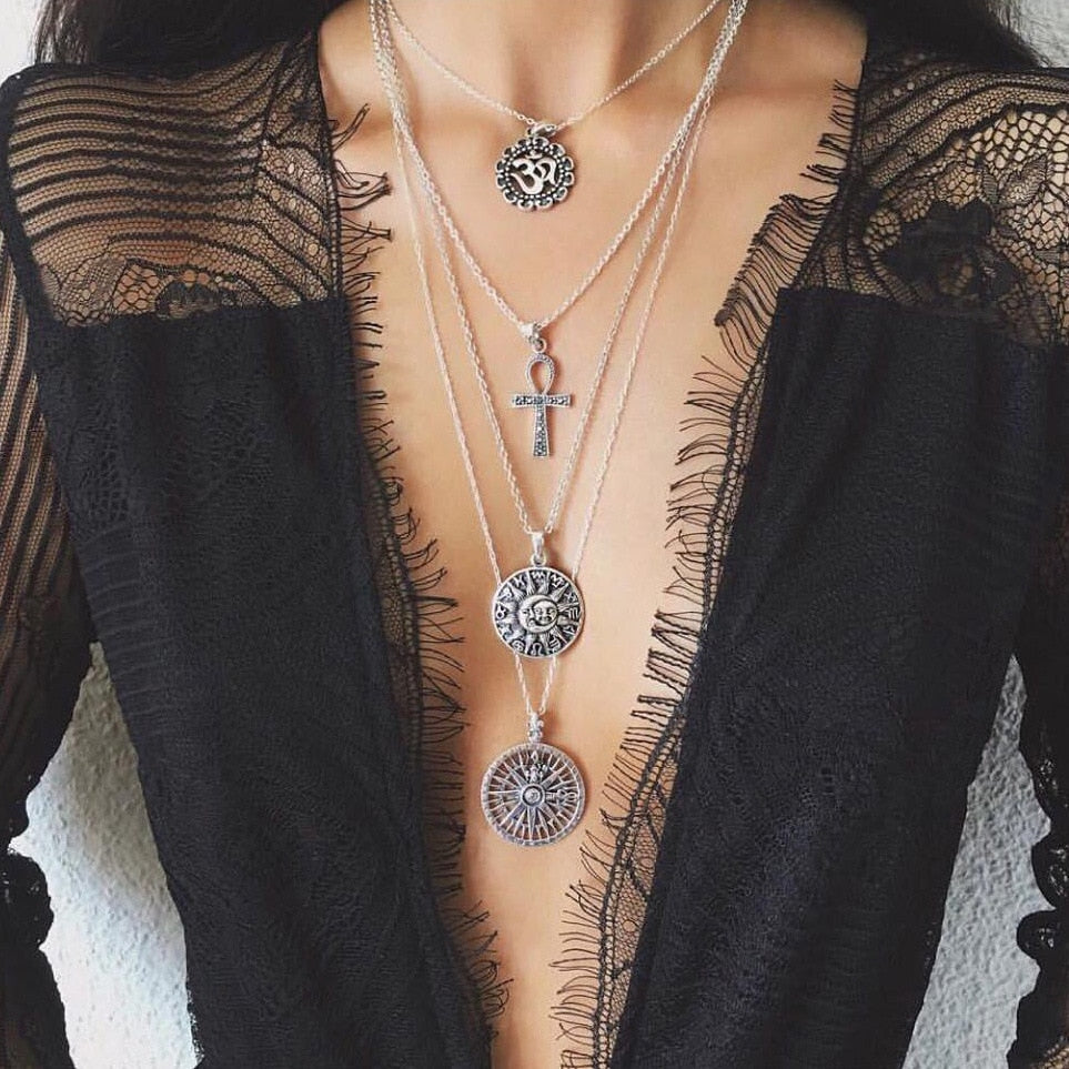 Virgin Chain Cross Necklaces