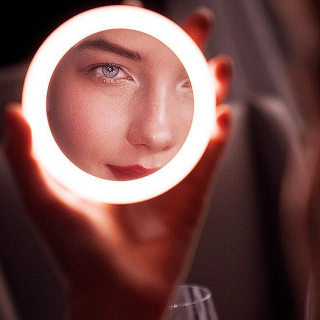 Today 30% OFF - Wireless Charger Portable LED Makeup Mirror
