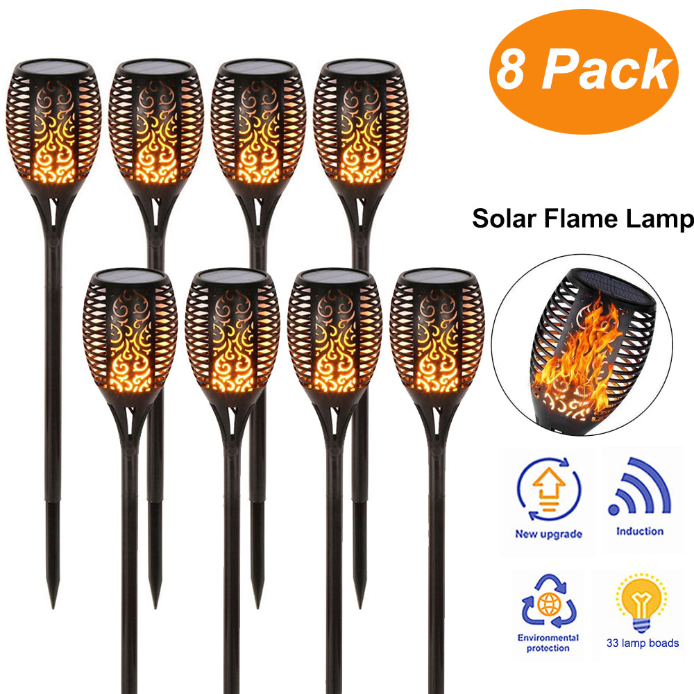 Solar Flame Flickering Lamp Torch