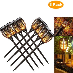 Solar Flame Flickering Lamp Torch