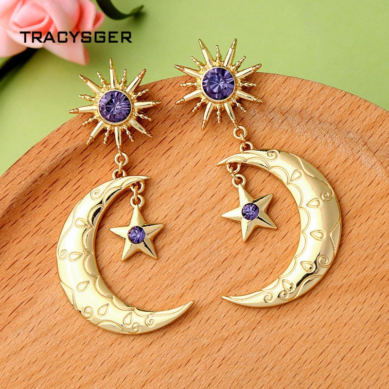 Moon Star Earrings