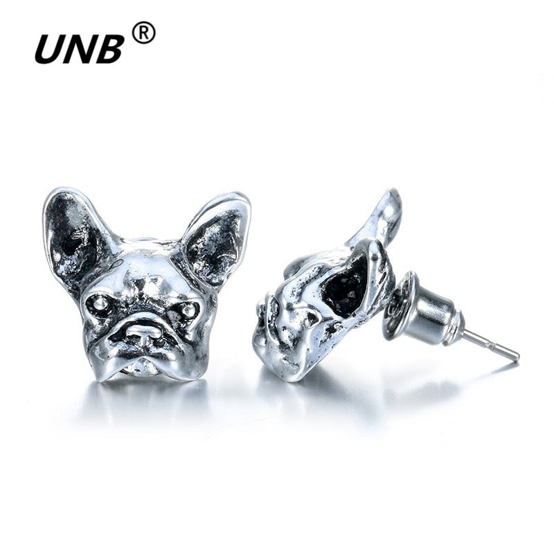 Bulldog Stud Earrings