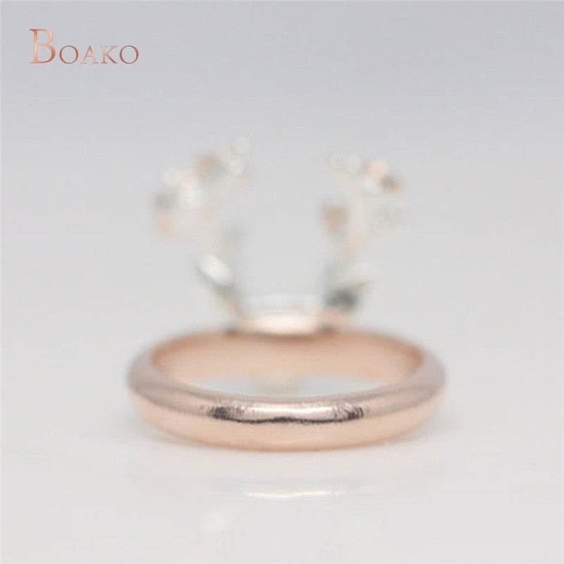 Flower Deer Ring