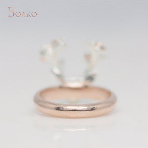 Flower Deer Ring