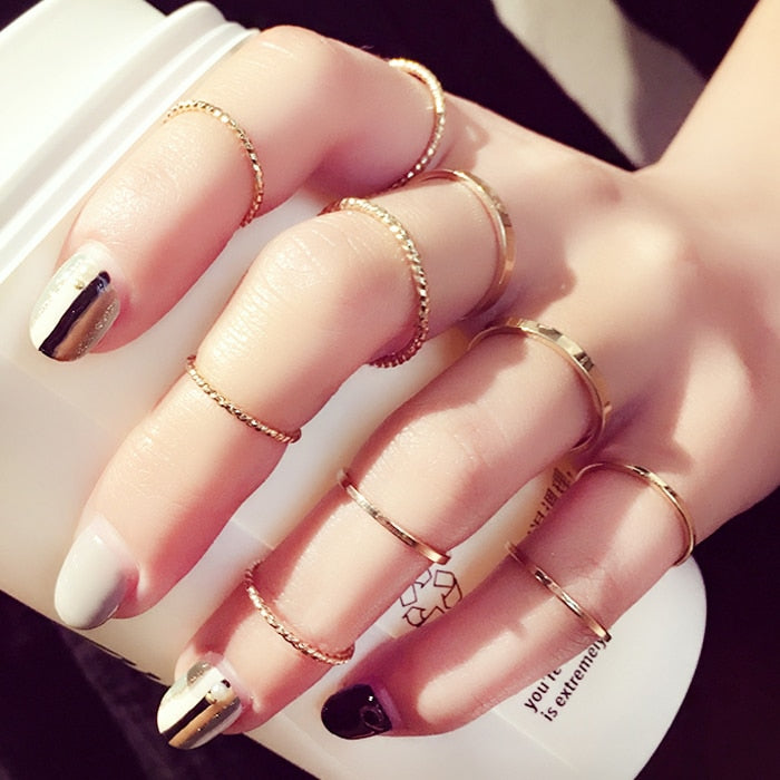 Ten Set Rings