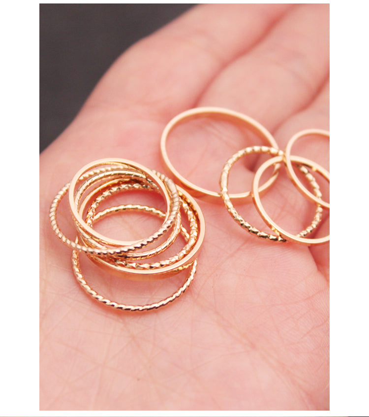 Ten Set Rings