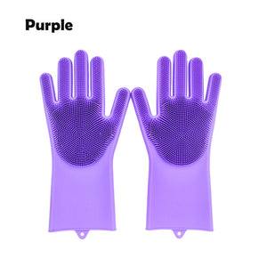 1 pair of magic dishwashing gloves